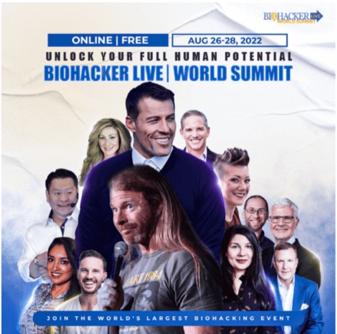 Biohacker Live World Summit campaign creative